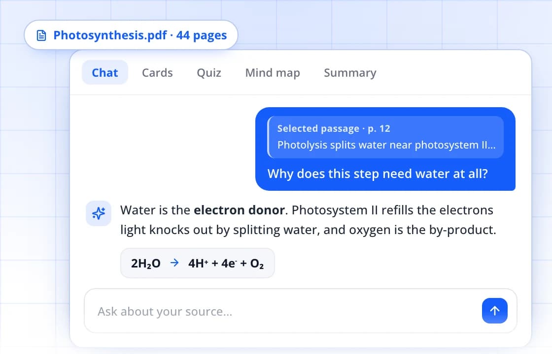 Study Desk: Ask your source anything